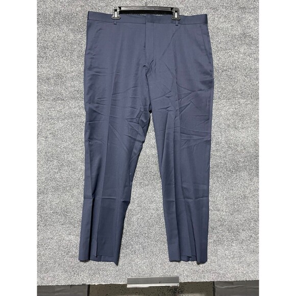 Kenneth Cole Reaction Men's Wool Separate Dress Pants, Blue, Size 40 - Picture 1 of 10